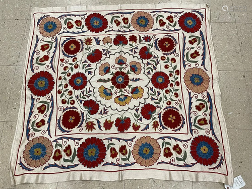 Modern Suzani Embroidery 3'3'' X 3'4''