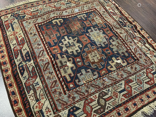 Vintage Shahsavan Rug 1'10'' X 1'10'', Item # 56041