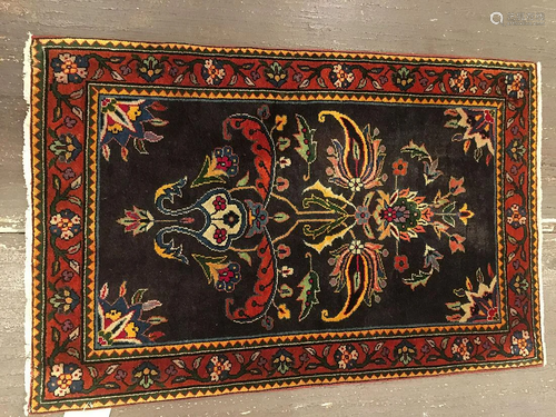 Antique Sarouk, Mohajeran Rug 2'1'' X 3'1''