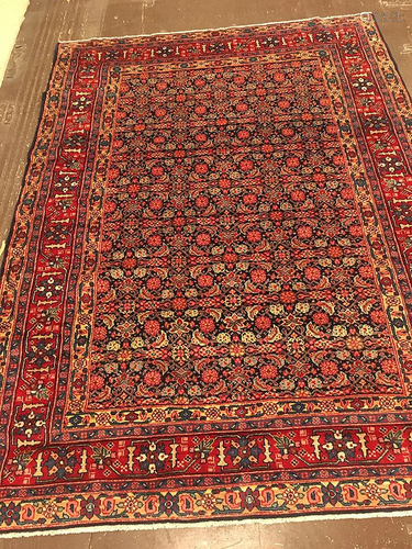 Vintage Tabriz Rug 5'0'' X 6'9''