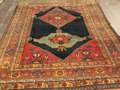 Antique Bidjar Carpet 7'9'' X 9'0''
