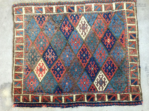 Antique Kurdish Rug 1'10'' X 2'2''