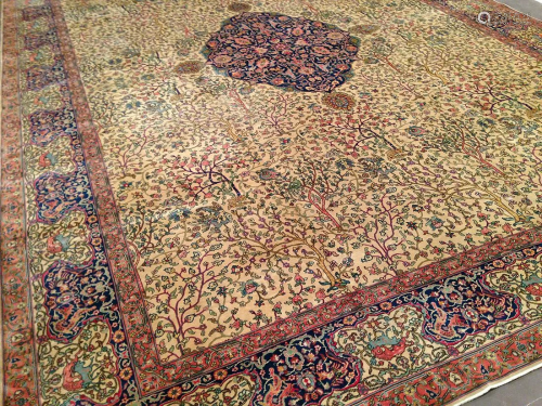 Antique Bulgarian Carpet 12'10'' X 18'2''
