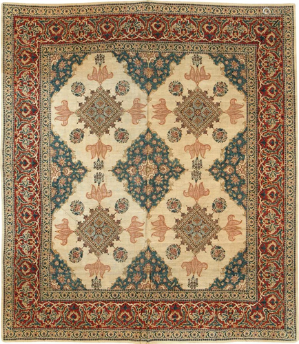 Vintage Galamkari Rug 5'4'' X 5'10''