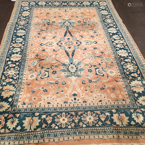 Vintage Indian Rug 6'2'' X 9'6''