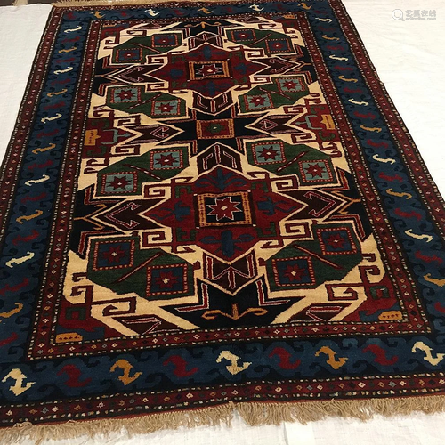 Modern Kazak, Star Rug 5'2'' X 7'8''