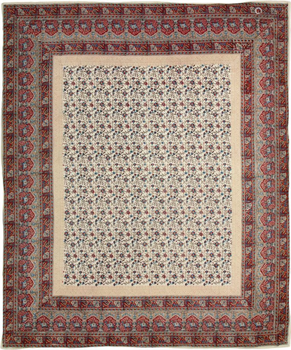 Vintage Galamkari Rug 7'1'' X 8'6''