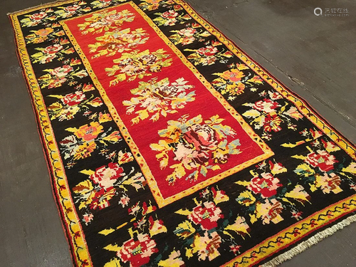 Vintage Karabagh Rug 4'11'' X 8'5''