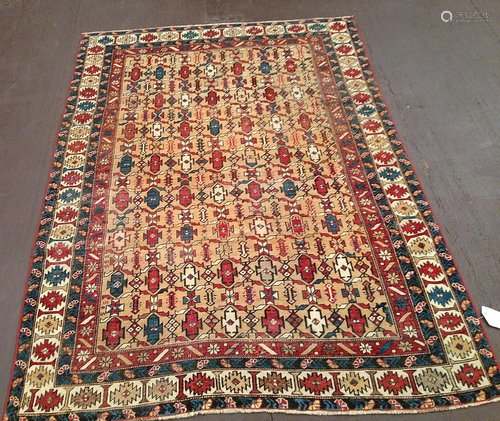 Antique Shirvan Rug 4'3'' X 6'1''