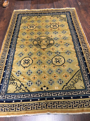 Vintage Chinese Rug 5'0'' X 7'7''