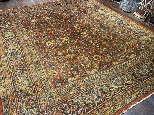 Antique Sultan Abad Carpet 9'0'' X 10'6''