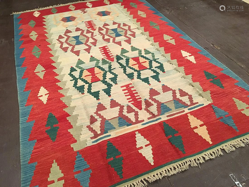 Kilim Carpet 6'8'' X 10'9''