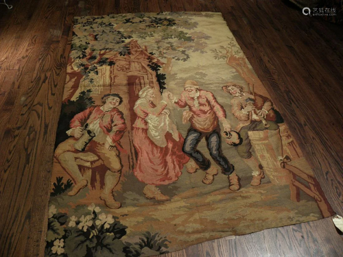 Antique Tapestry 4'3'' X 6'4''