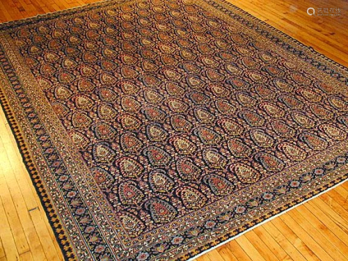 Antique Tabriz Carpet 8'6'' X 11'0''
