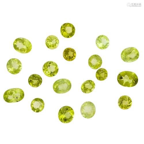 Konvolut Peridots von 25,3 ct