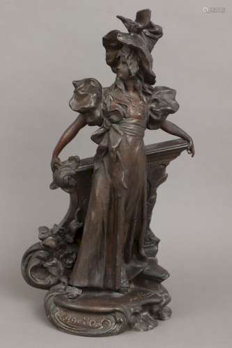 ALPHONSE HENRI NELSON (1854-1919), Bronzefigur