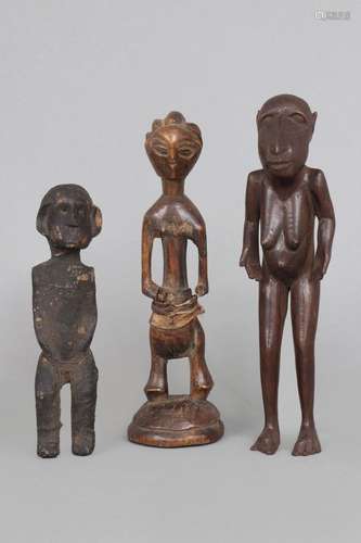 3 afrikanische Ritualfiguren