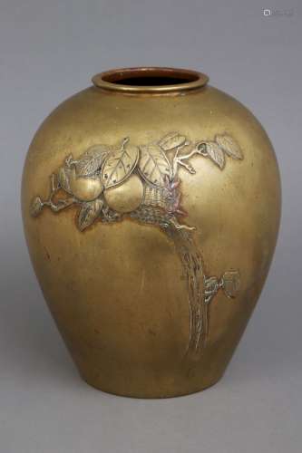 Japanische Bronze-Vase der Meiji-Epoche