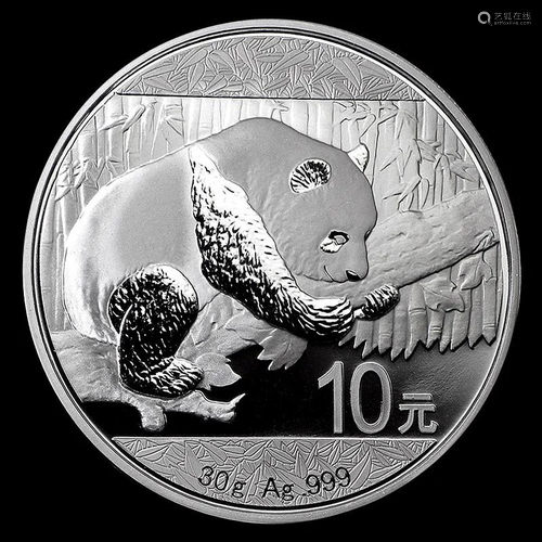 2016 Chinese Silver Panda 30 Gram