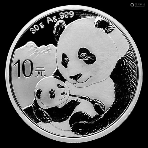 2019 Chinese Silver Panda 30 Gram