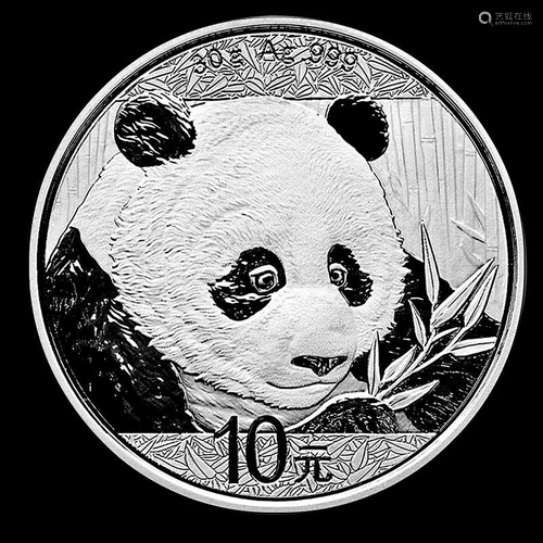 2018 Chinese Silver Panda 30 Gram