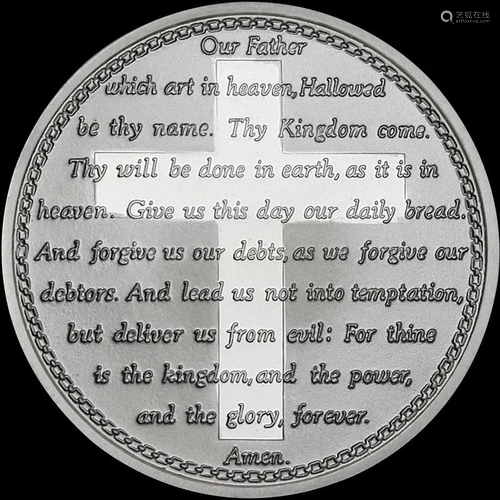 Lords Prayer 1oz .999 Silver