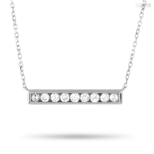 LB Exclusive 14K White Gold 0.25 ct Diamond Pendant