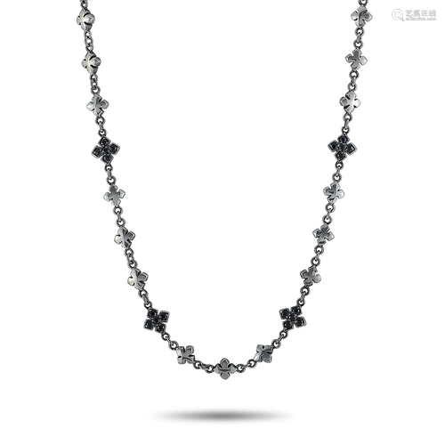 King Baby Sterling Silver and Black Cubic Zirconia MB