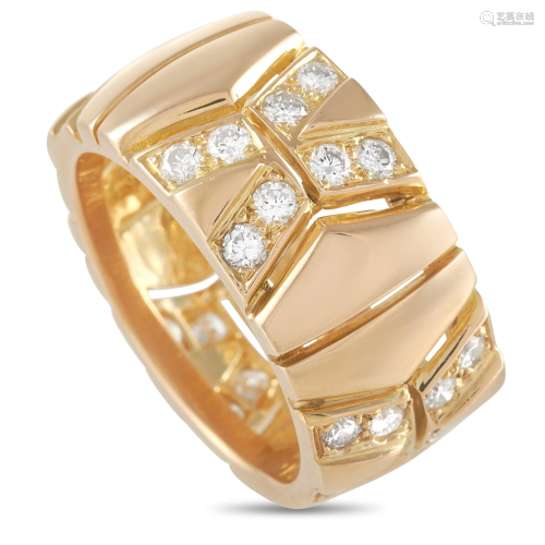 Cartier 18K Yellow Gold 1.00 ct Diamond Band Ring