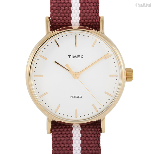 Timex Weekender Fairfield Burgundy Strap Watch