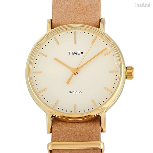 Timex Fairfield Gold-Tone Brass Watch TW2P98400