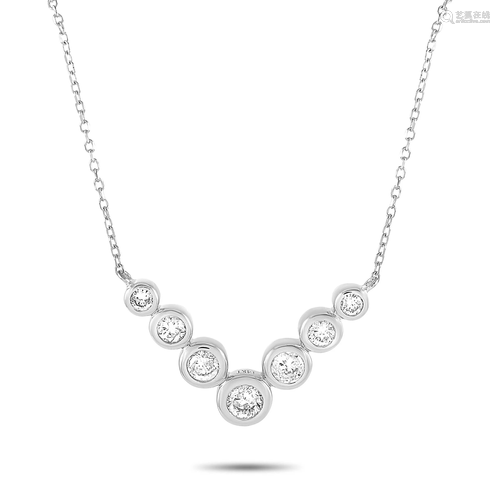 LB Exclusive 14K White Gold 0.50 ct Diamond Pendant