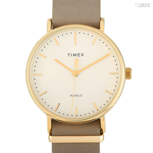 Timex Fairfield Gold-Tone Brass Watch TW2P98000