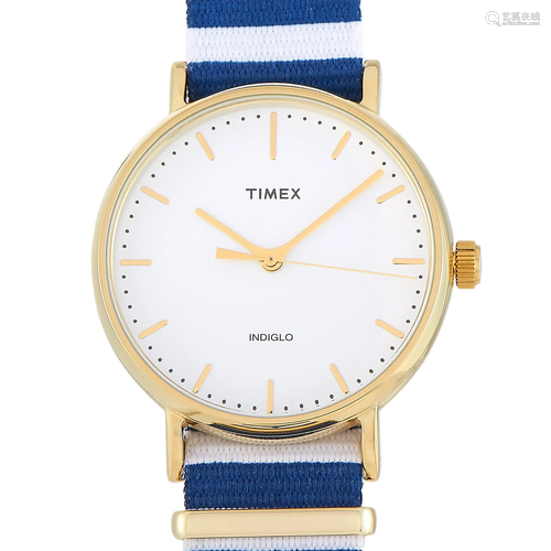 Timex Fairfield Gold-Tone Watch TW2P91900