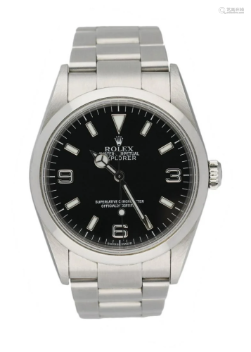 Rolex Explorer 114270 Men's Watch Box & Paper