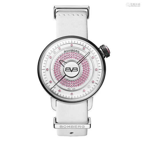 Bomberg Unisex Watch BB-01 Pink Gem Set