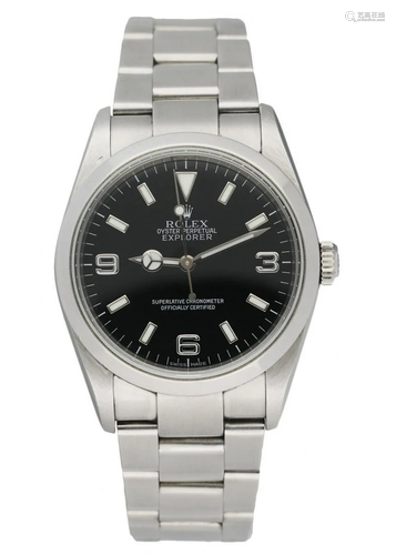 Rolex Explorer 114270 Men's Watch Box & Paper