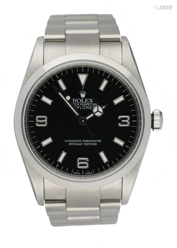 Rolex Explorer 114270 Men's Watch Box & Paper