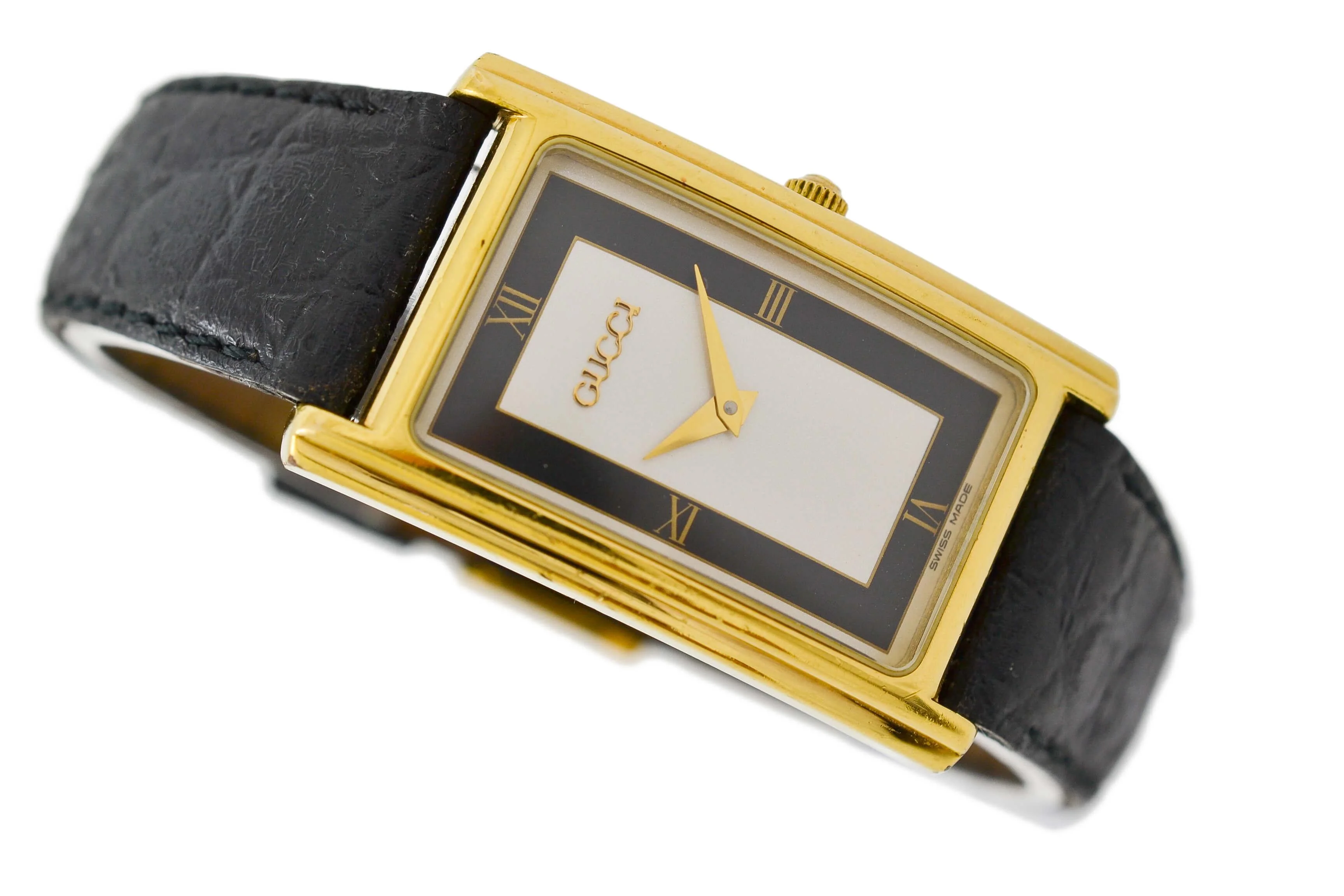 Vintage Gucci 2600M Quartz Gold Plated Midsize Watch－【Deal Price 