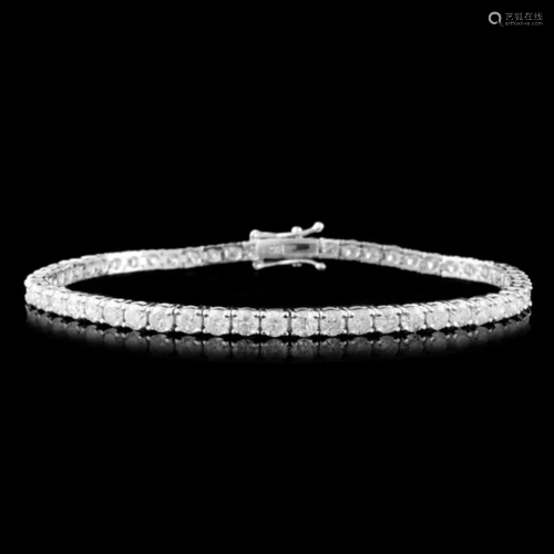 14K Gold 3.02ctw Diamond Bracelet