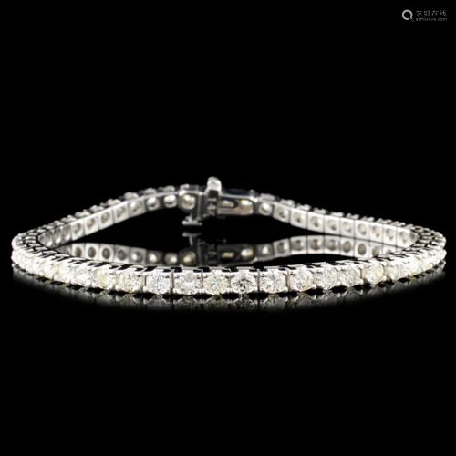 14K Gold 4.00ctw Diamond Bracelet