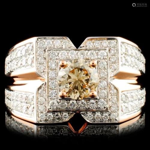 18K Gold 1.62ctw Diamond Ring