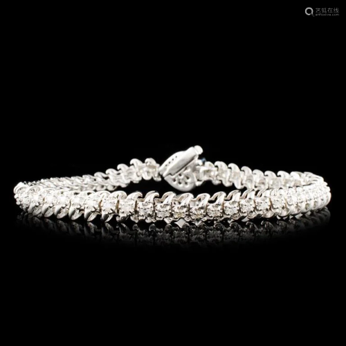 14K Gold 1.92ctw Diamond Bracelet