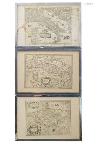 Giovanni Antonio Magini, Three geographical maps