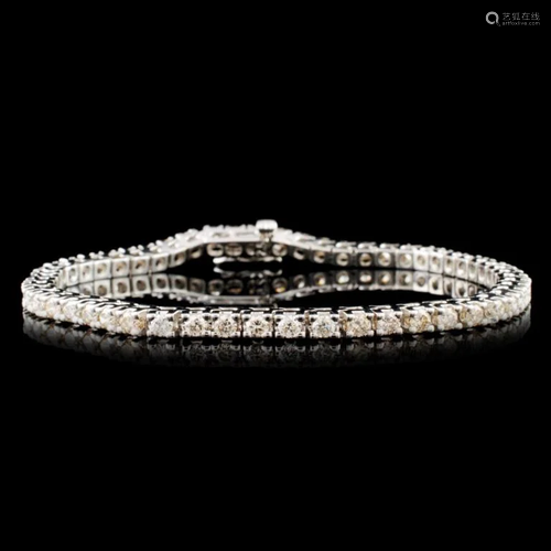 14K Gold 3.57ctw Diamond Bracelet