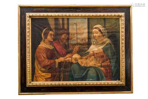 Holy Conversation: Madonna and Child with Saints Catherine o...