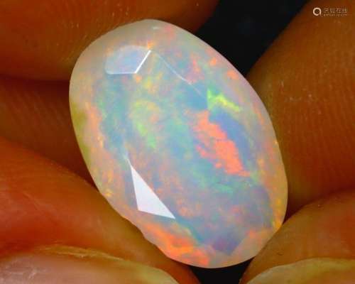 Natural Welo White Opal