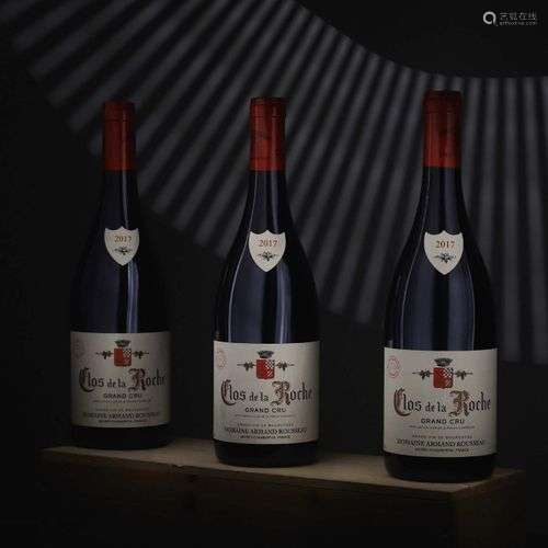 3 bouteilles Clos de la RocheGrand Cru2017Domaine Armand Rou...