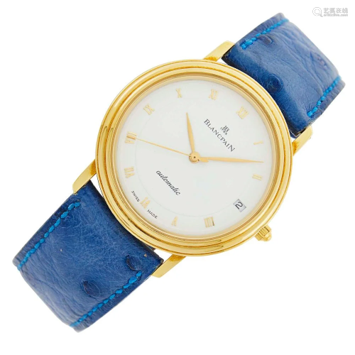 Blancpain Gold 'Villeret' Wristwatch