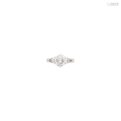 White Gold and Diamond Ring